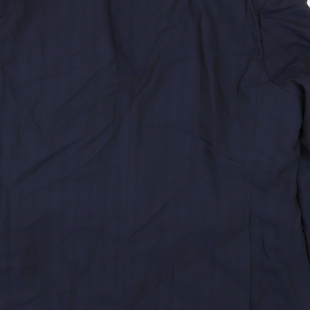 MODENA Mens Blue   Jacket Suit Jacket Size 46
