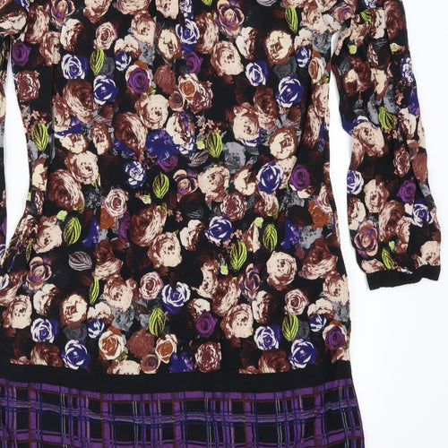 Marks and Spencer Womens Multicoloured Floral  Pencil Dress  Size 10