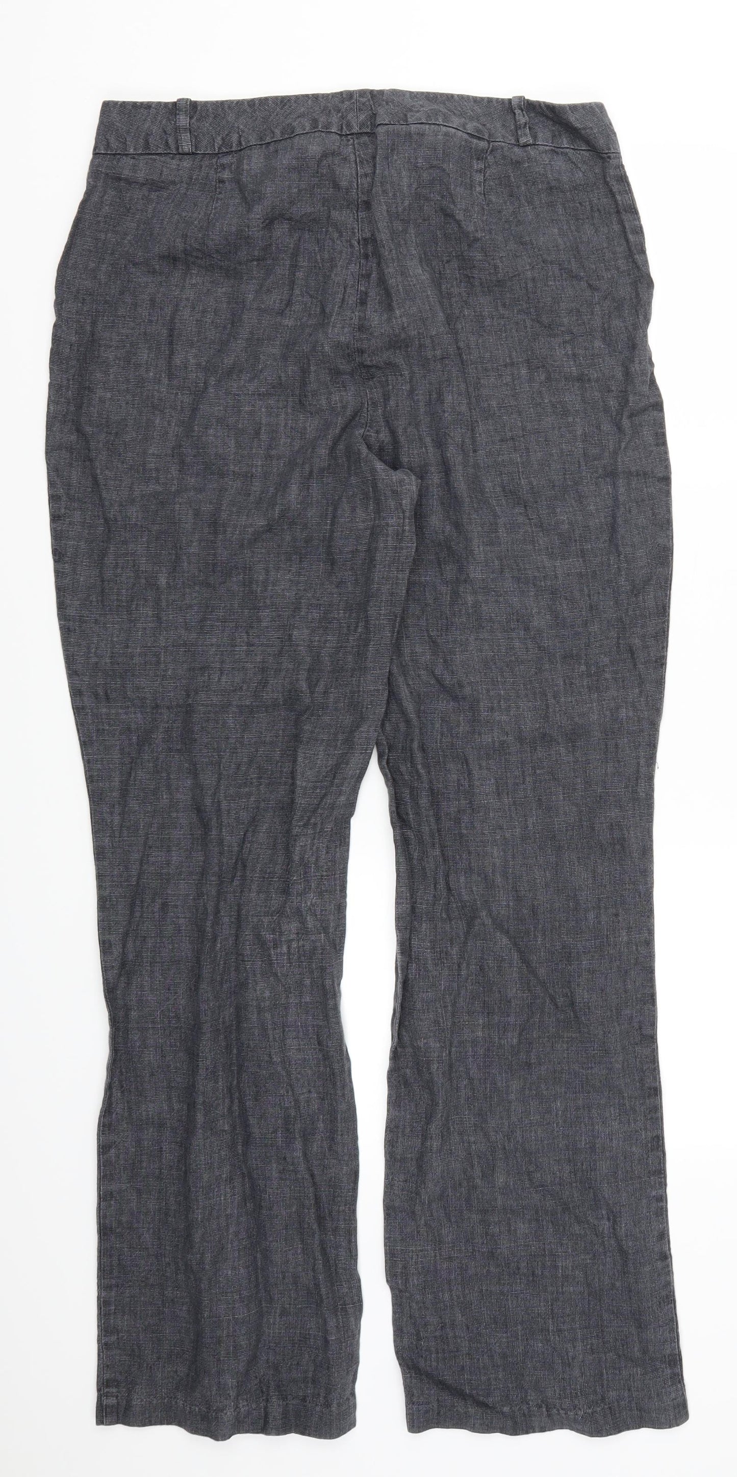 Marks and Spencer Womens Grey   Trousers  Size 14 L31 in