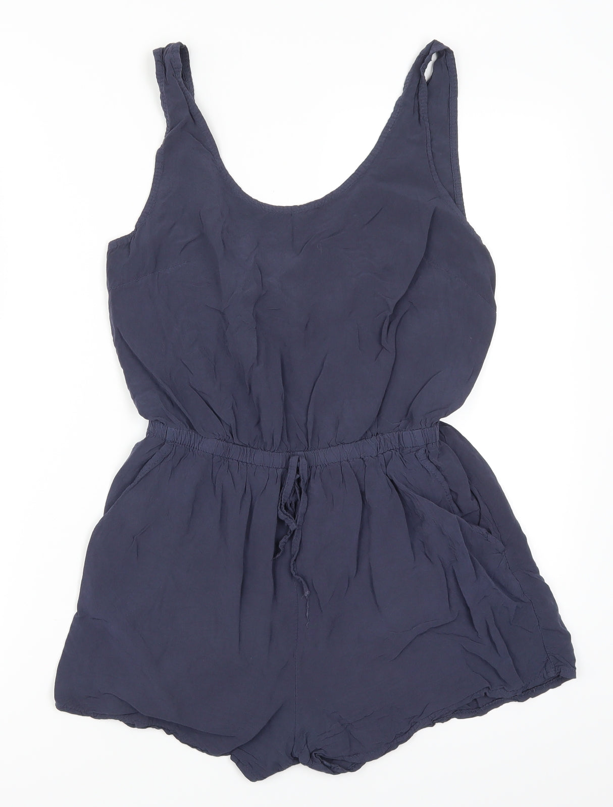 Boohoo Womens Blue   Playsuit One-Piece Size M