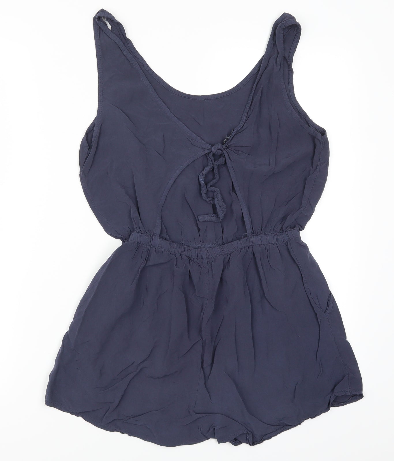 Boohoo Womens Blue   Playsuit One-Piece Size M