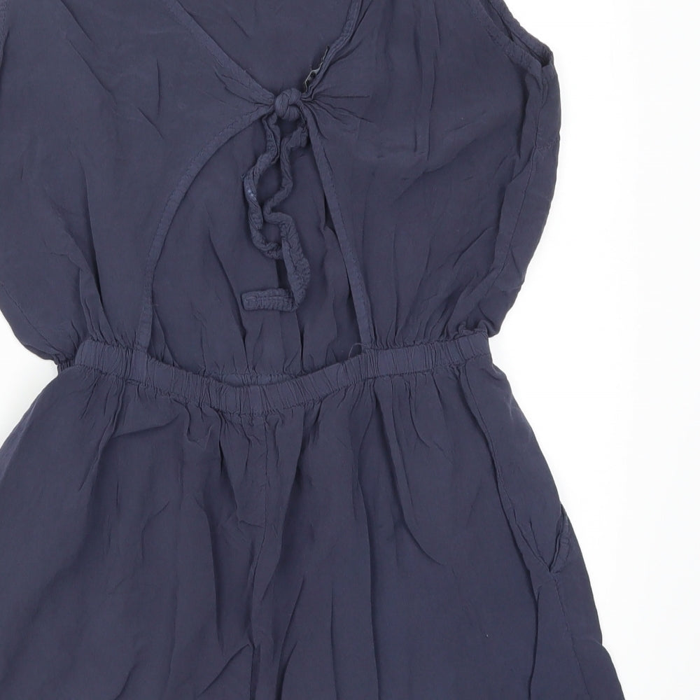 Boohoo Womens Blue   Playsuit One-Piece Size M