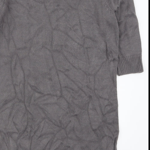 Papaya Womens Grey   Jumper Dress  Size 14  - Bow