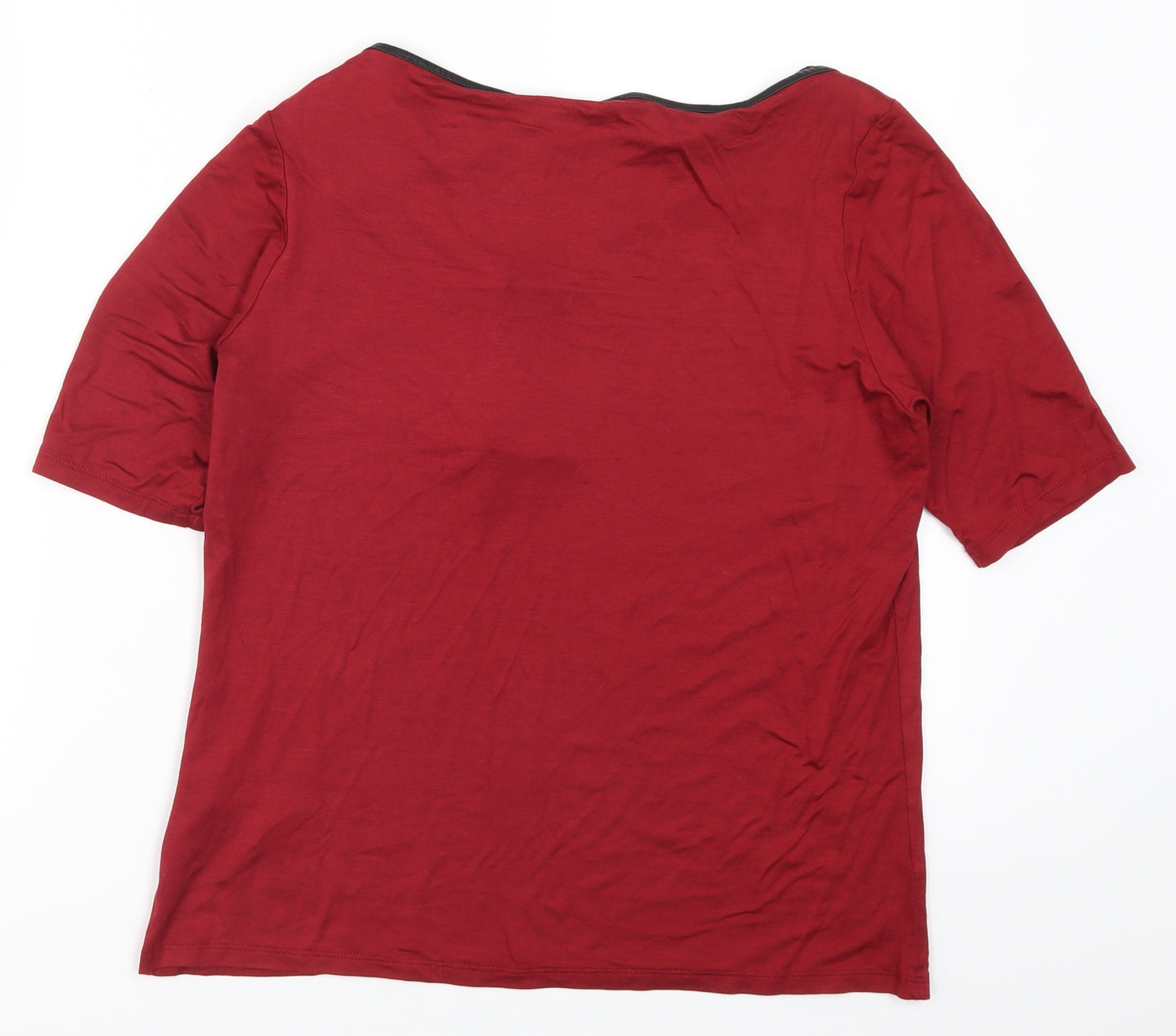 Marks and Spencer Womens Red   Basic T-Shirt Size 14