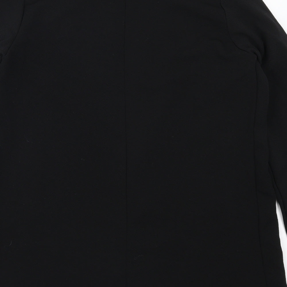 PRETTYLITTLETHING Womens Black   Jacket Blazer Size 6