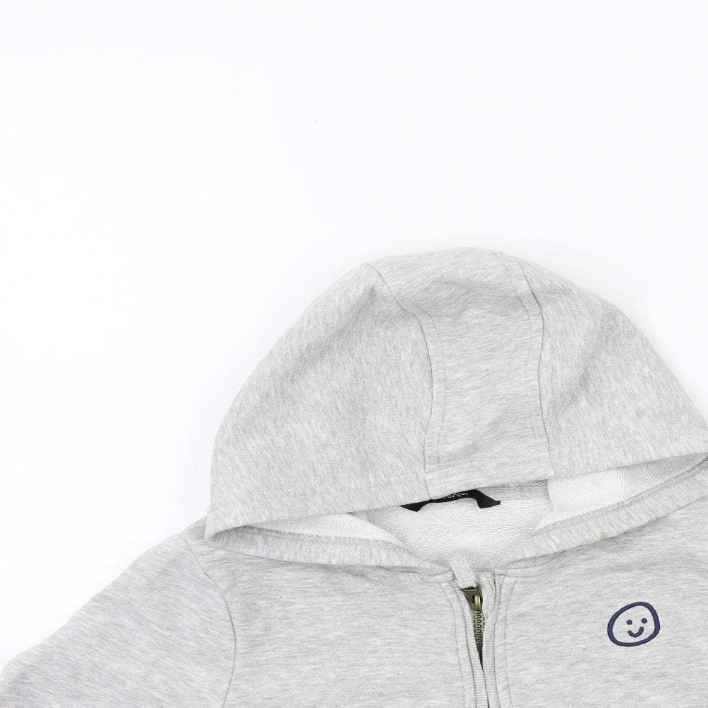 George Boys Grey   Full Zip Hoodie Size 4-5 Years