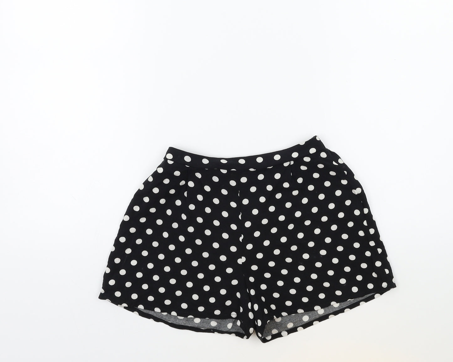 F&F Girls Black Polka Dot  Sailor Shorts Size 6-7 Years