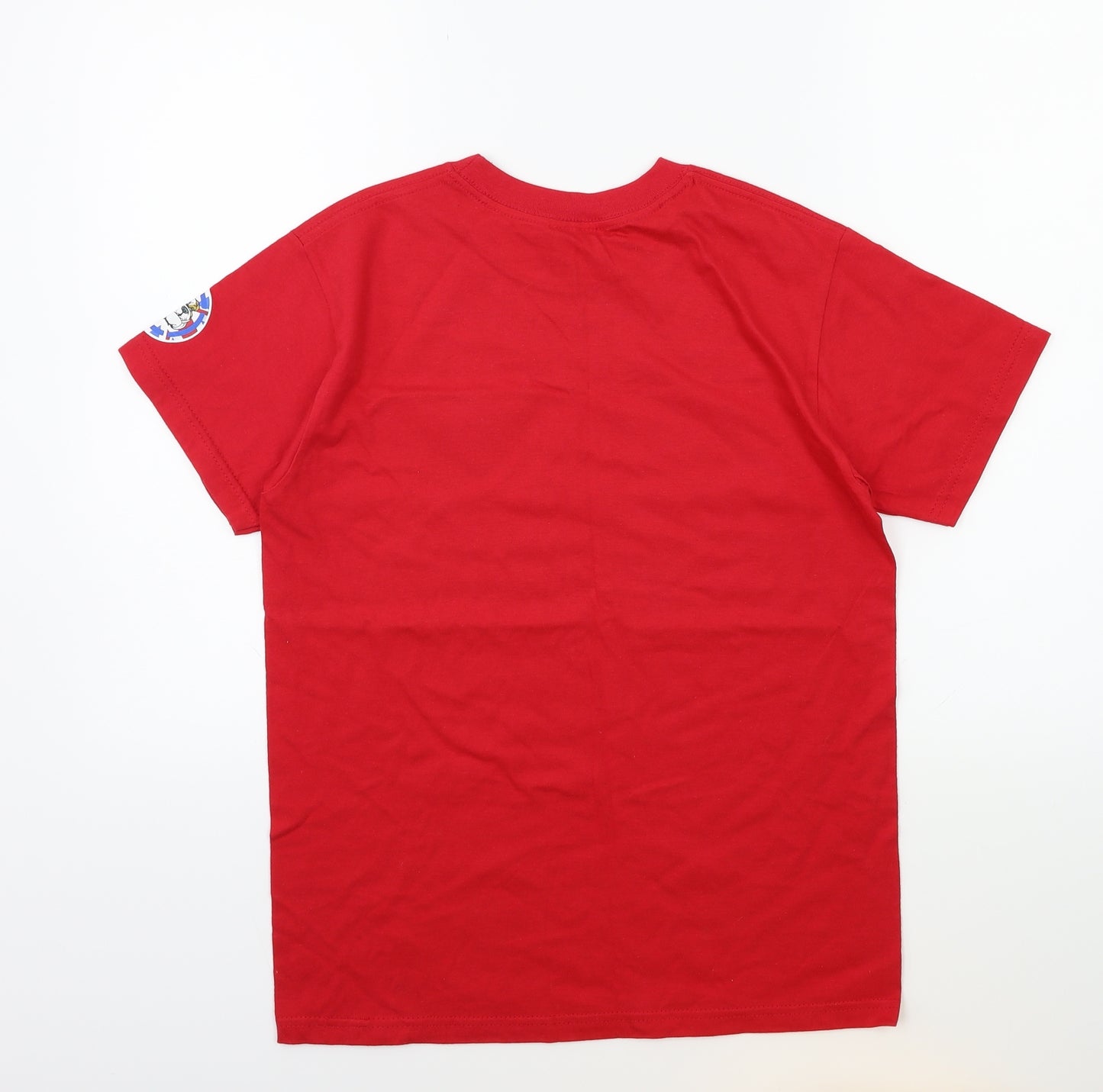Russell Boys Red   Basic T-Shirt Size 11-12 Years