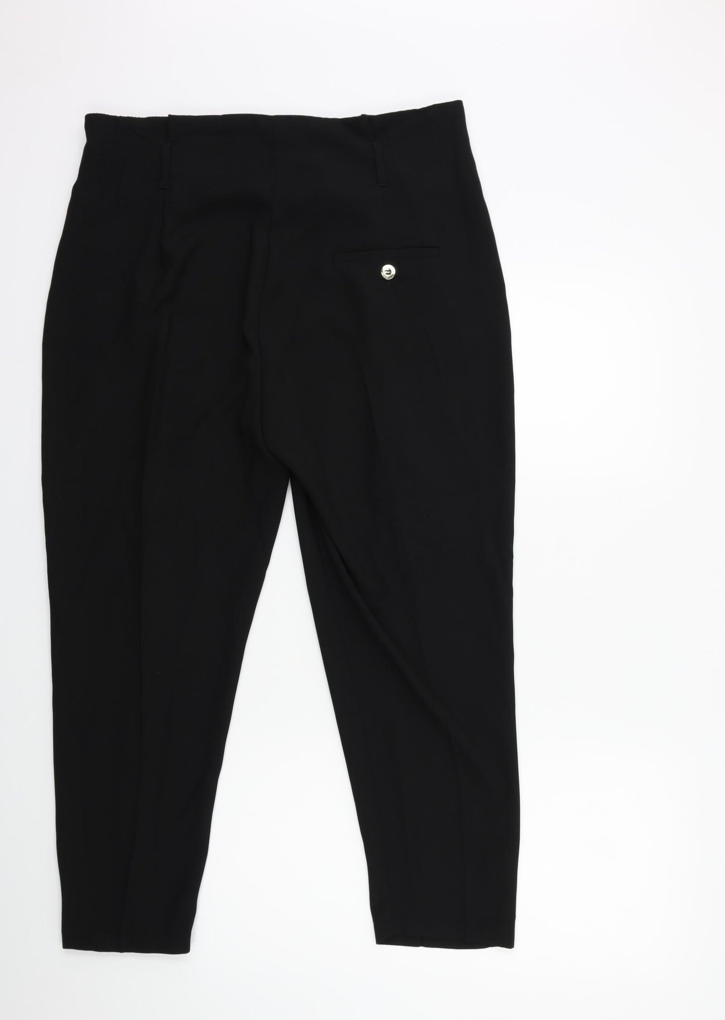 Per Una Womens Black   Trousers  Size 14 L27 in