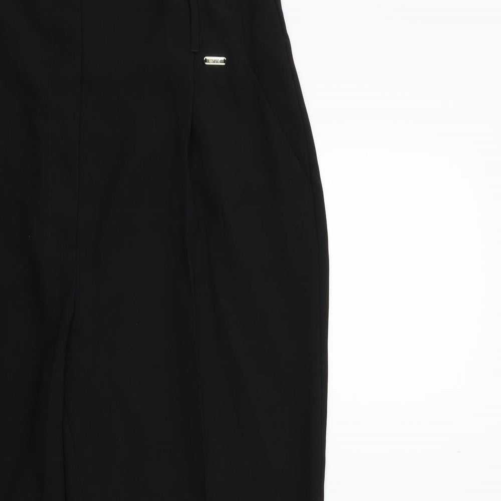 Per Una Womens Black   Trousers  Size 14 L27 in