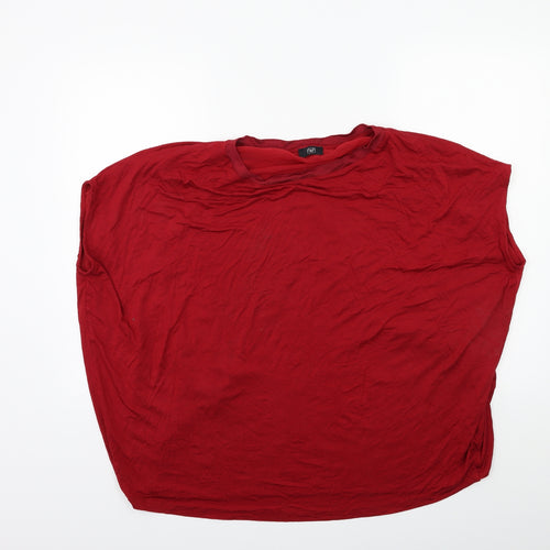 F&F Womens Red   Basic Blouse Size 18