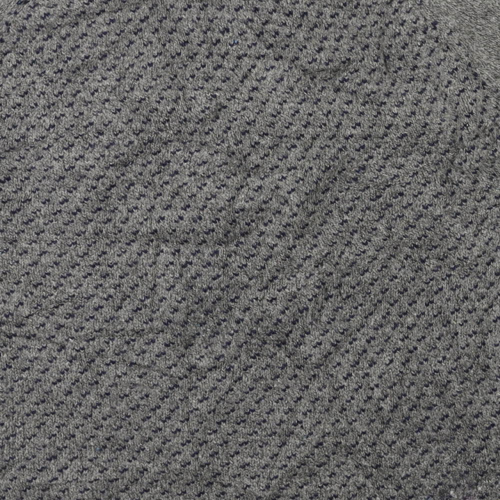 White Stuff Mens Grey  Knit Pullover Jumper Size XL