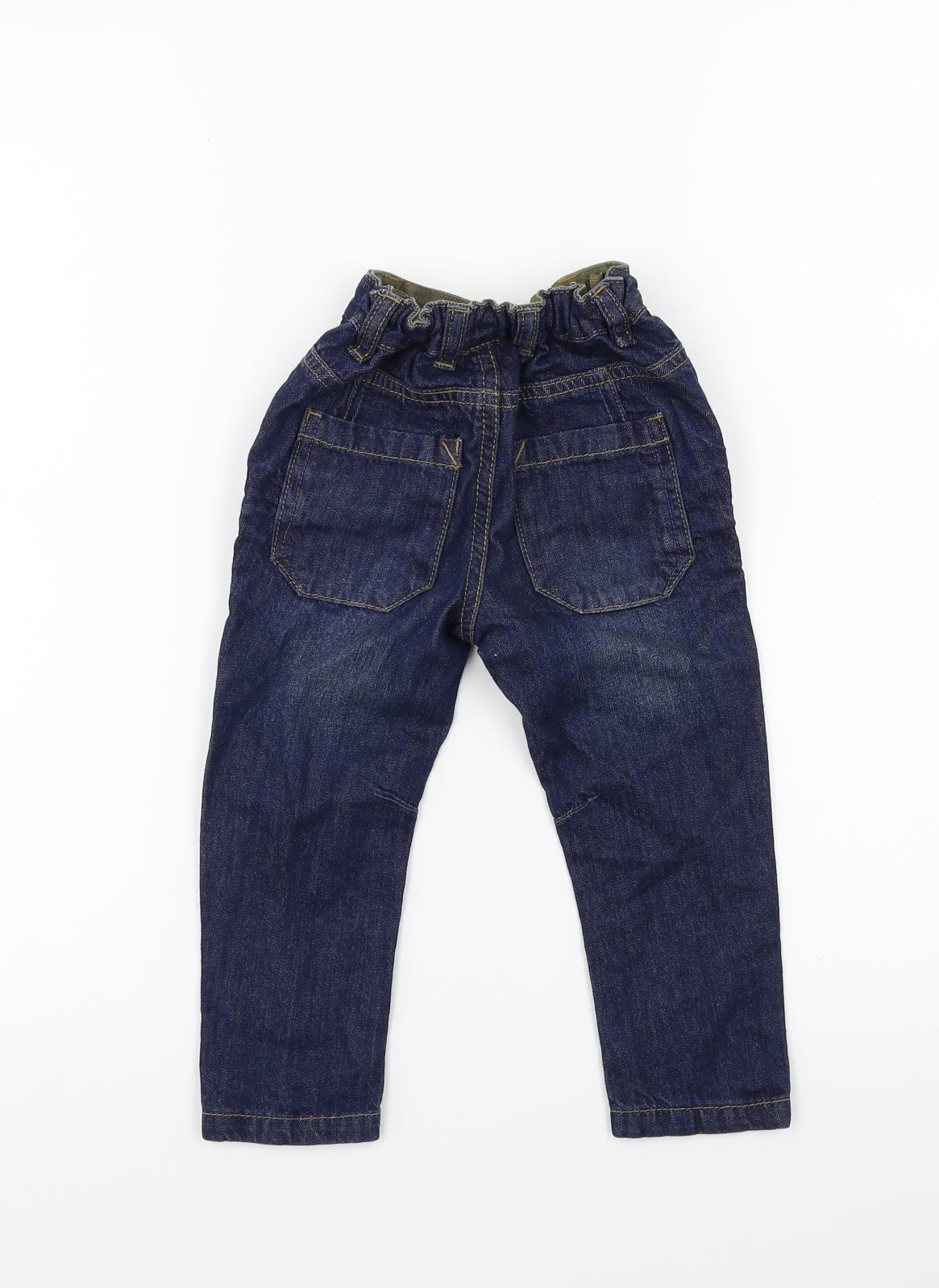 Matalan Baby Blue  Denim Cargo Jeans Size 12-18 Months