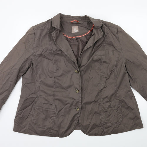 s.Oliver Womens Brown   Jacket Blazer Size 20