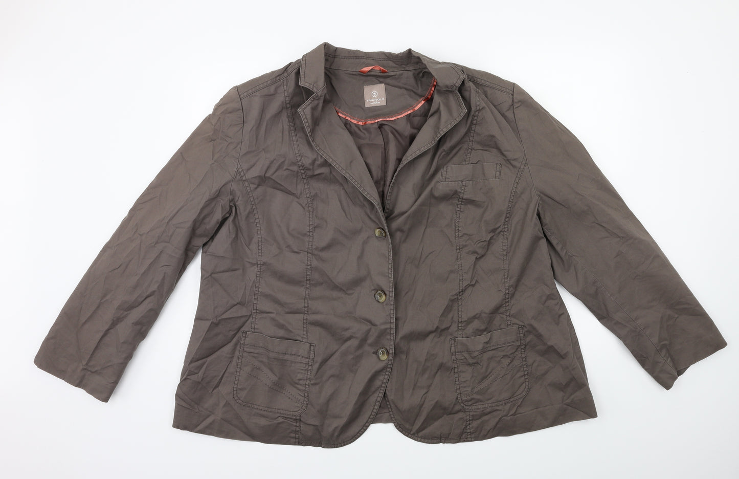 s.Oliver Womens Brown   Jacket Blazer Size 20