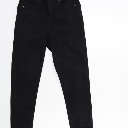 Topshop Womens Black  Denim Skinny Jeans Size 26 in L30 in