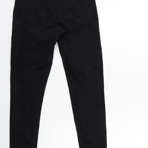 Topshop Womens Black  Denim Skinny Jeans Size 26 in L30 in