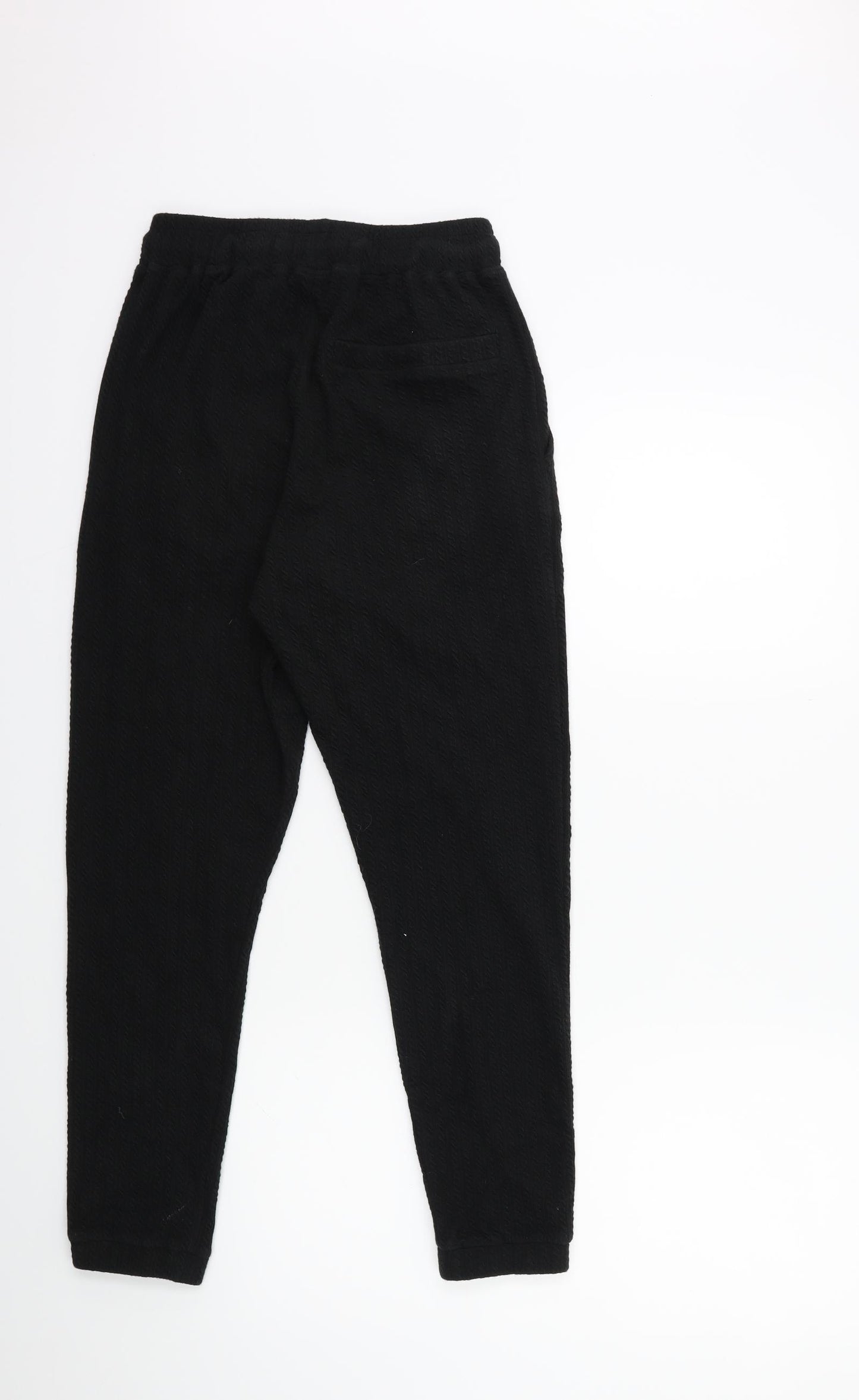 Preworn Womens Black   Sweatpants Trousers Size S L25 in