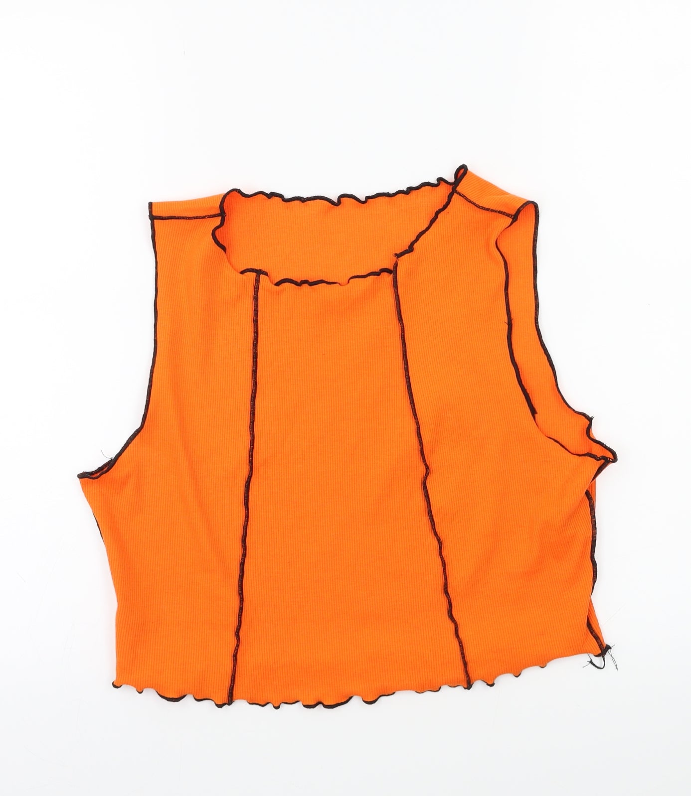SheIn Womens Orange   Basic Tank Size XL