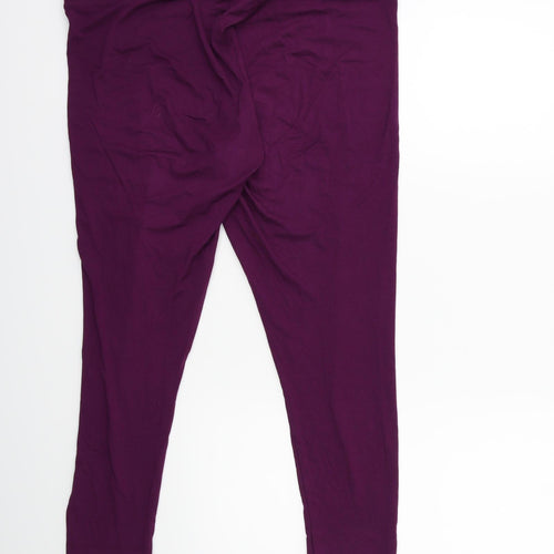 Marks and Spencer Womens Purple   Capri Leggings Size 18 L25 in