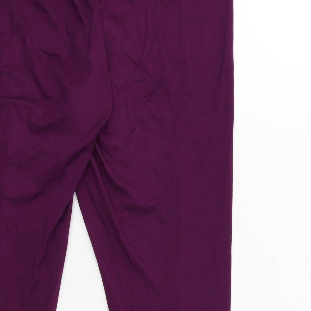 Marks and Spencer Womens Purple   Capri Leggings Size 18 L25 in
