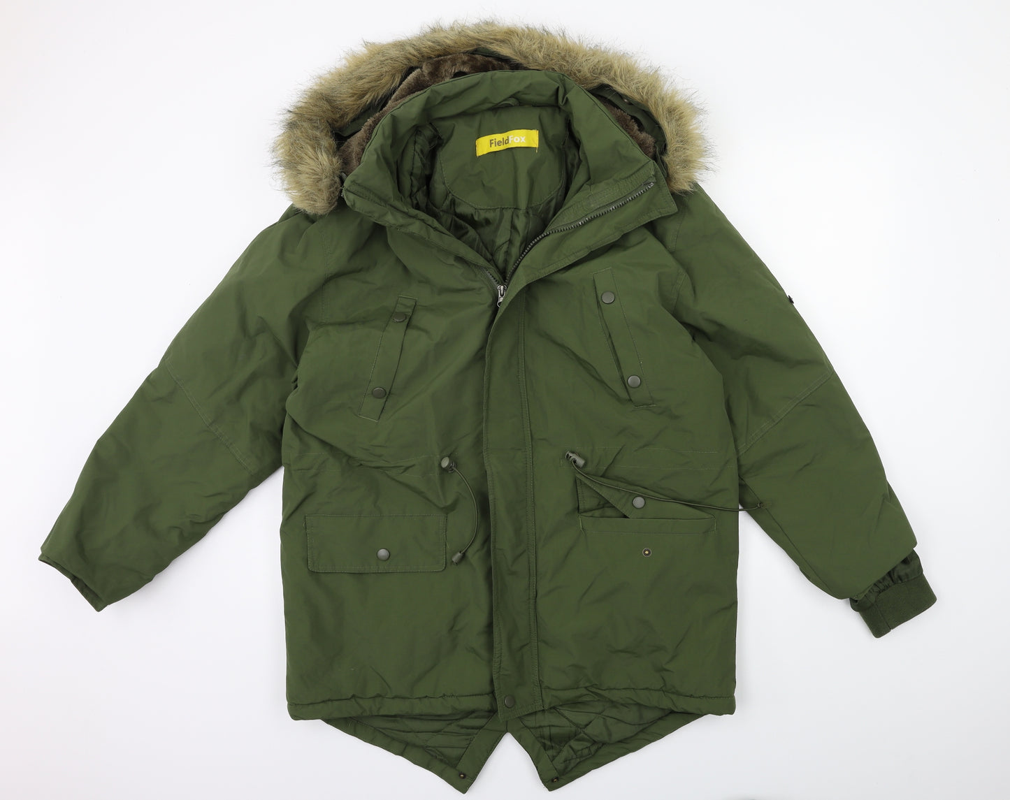 field fox Mens Green   Parka Coat Size M