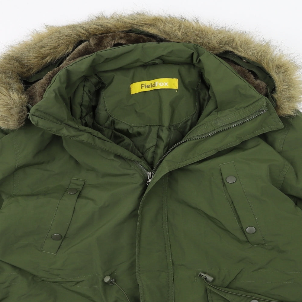 field fox Mens Green   Parka Coat Size M