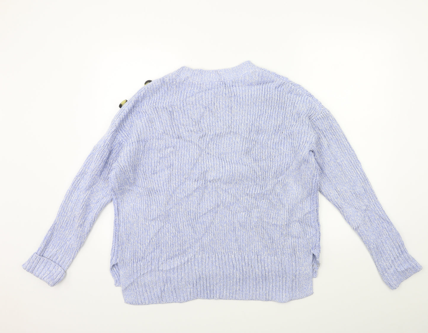 Marks and Spencer Womens Blue  Knit Pullover Jumper Size 14