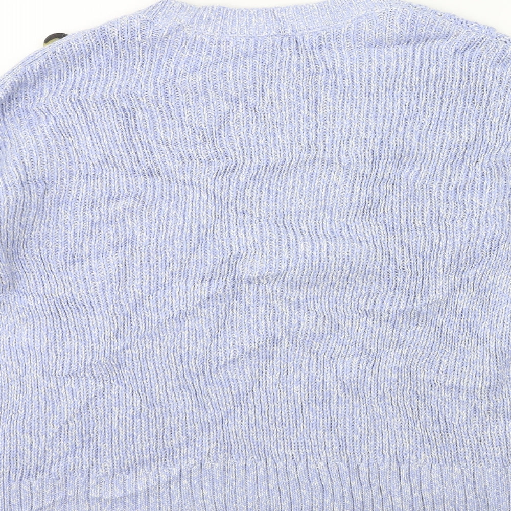 Marks and Spencer Womens Blue  Knit Pullover Jumper Size 14