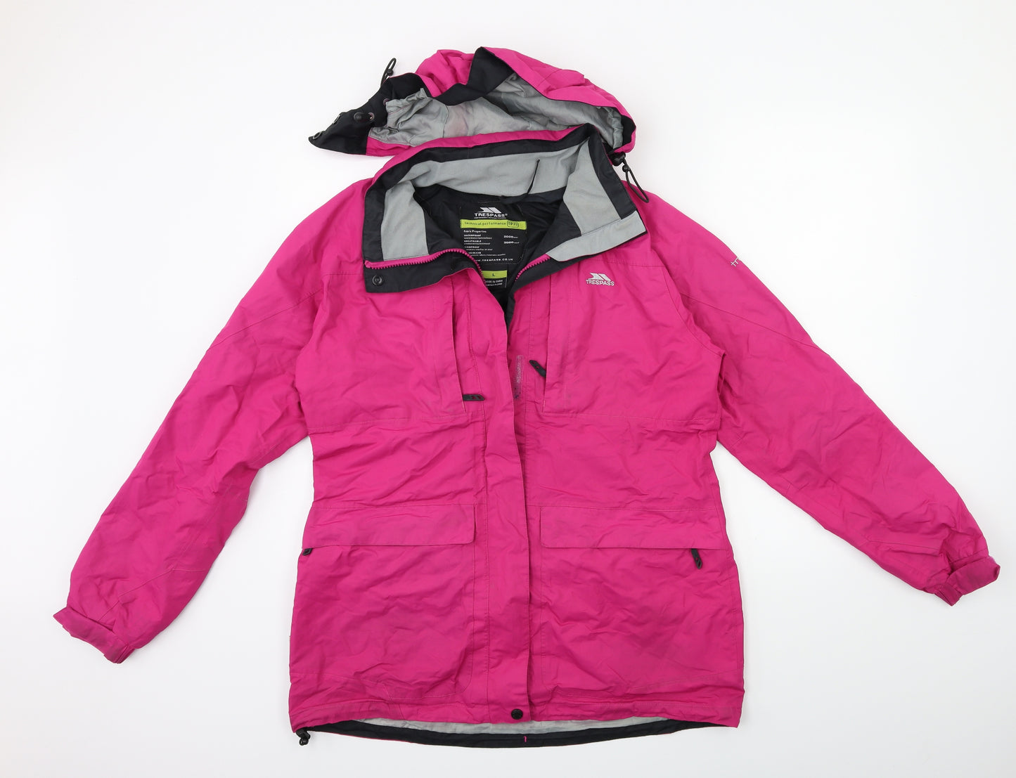 Trespass Womens Pink   Rain Coat Coat Size L