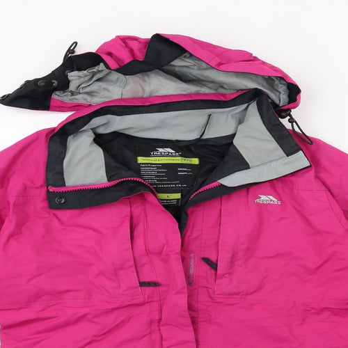 Trespass Womens Pink   Rain Coat Coat Size L