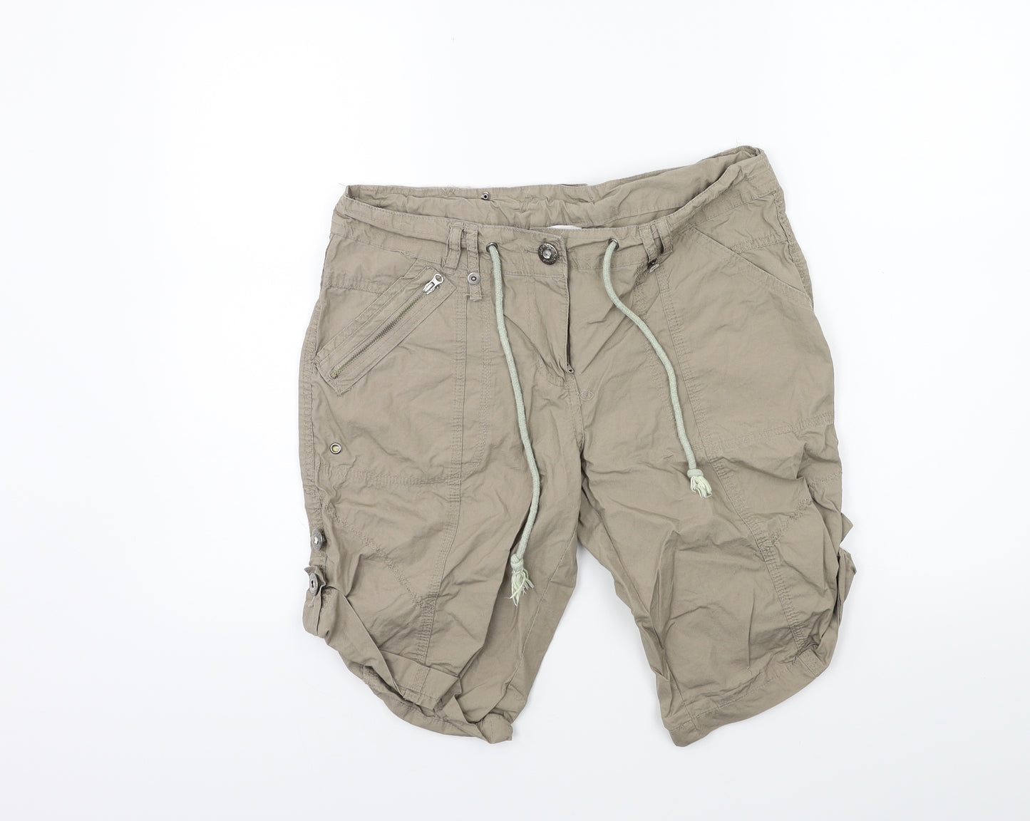 Papaya Womens Brown   Cargo Shorts Size 10