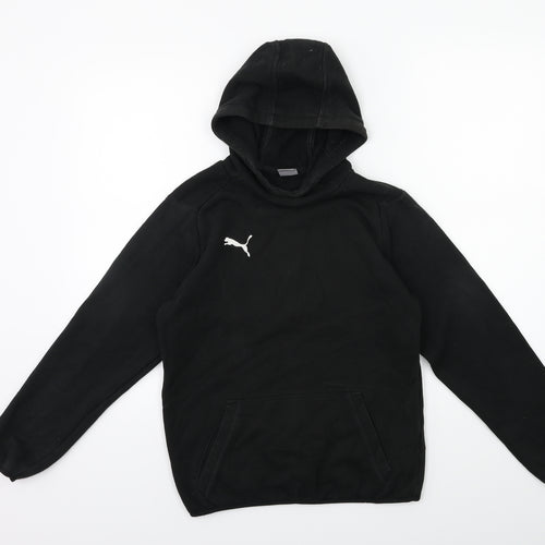 PUMA Boys Black   Pullover Hoodie Size 11-12 Years