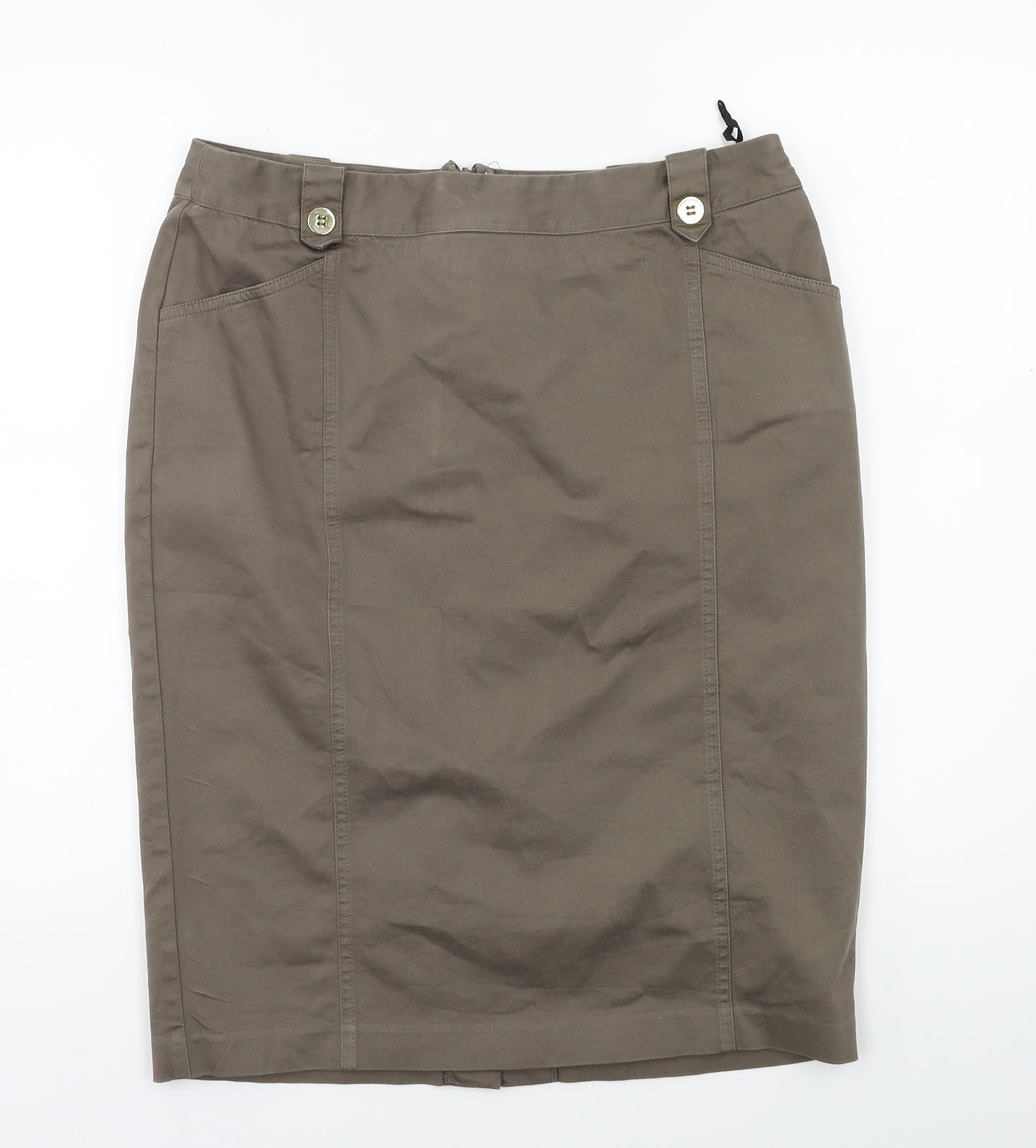 Marks and Spencer Womens Green   Straight & Pencil Skirt Size 12