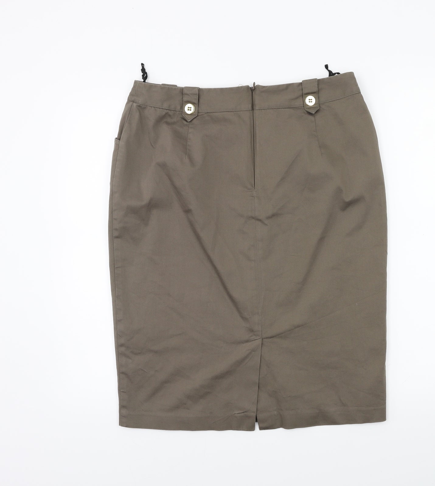 Marks and Spencer Womens Green   Straight & Pencil Skirt Size 12