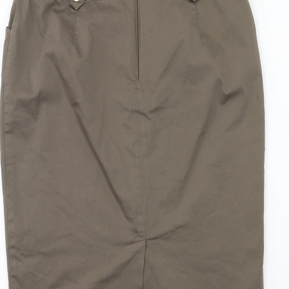 Marks and Spencer Womens Green   Straight & Pencil Skirt Size 12