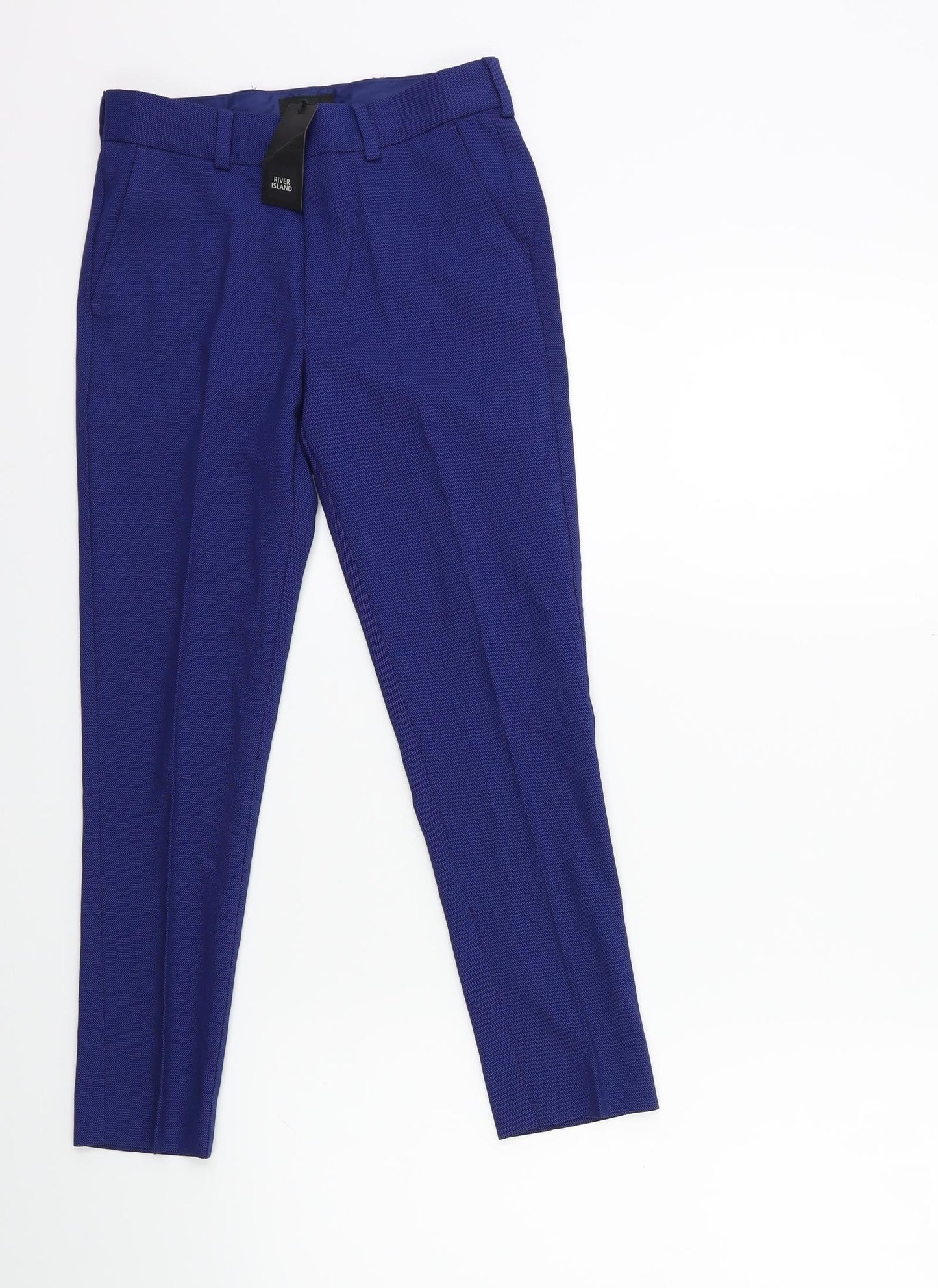 River Island Boys Blue   Dress Pants Trousers Size 8 Years