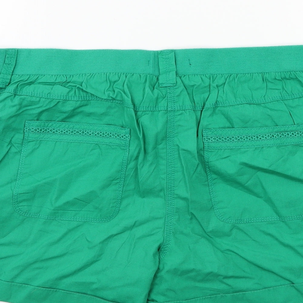 George Womens Green   Cargo Shorts Size 12