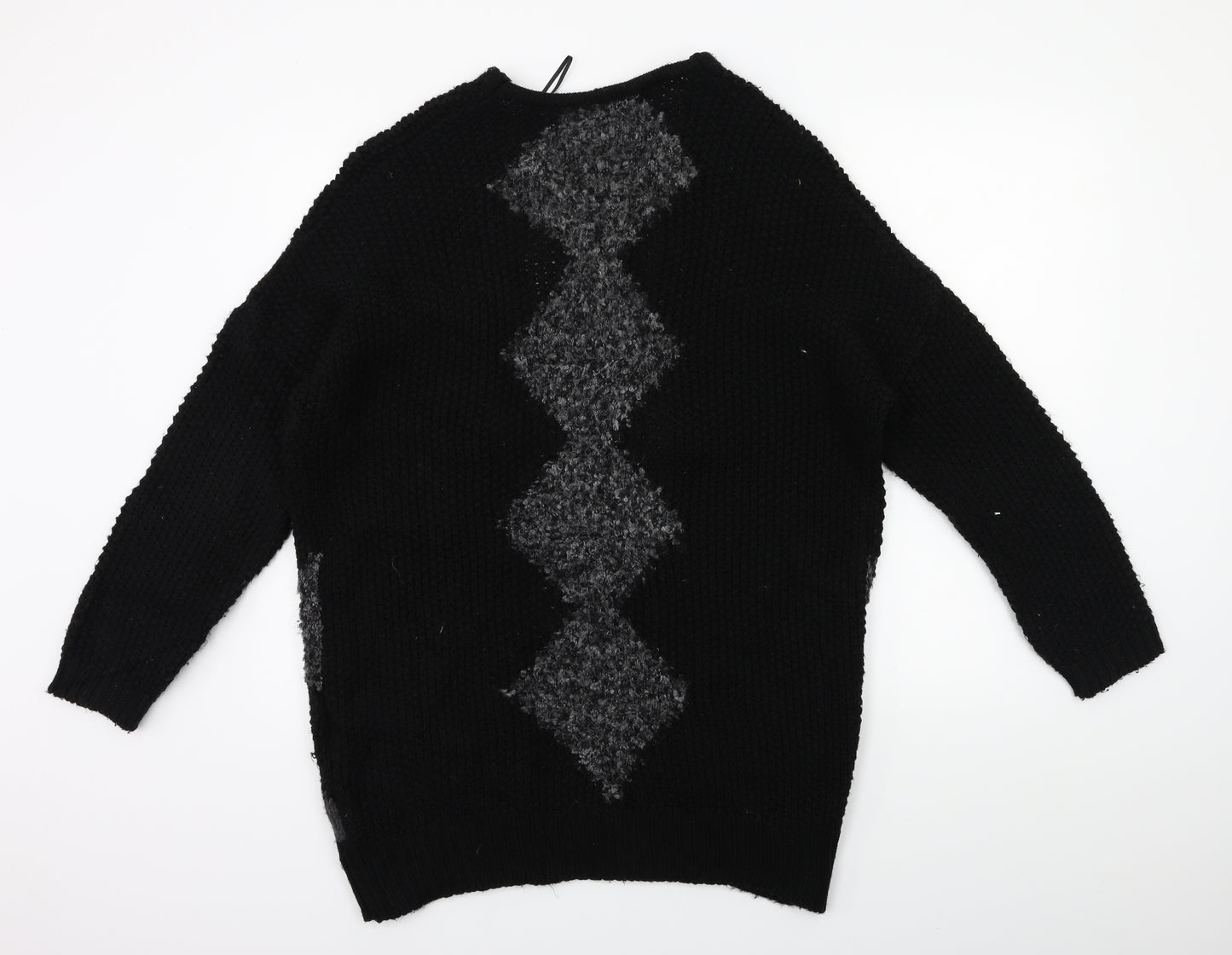Dorothy Perkins Womens Black  Knit Cardigan Jumper Size M