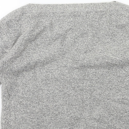 M&Co Womens Grey  Knit Pullover Jumper Size 12