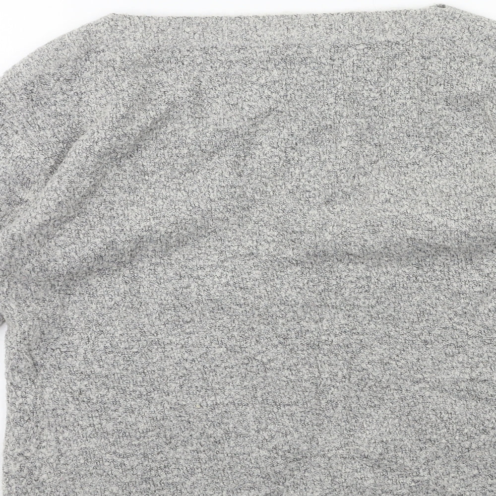 M&Co Womens Grey  Knit Pullover Jumper Size 12