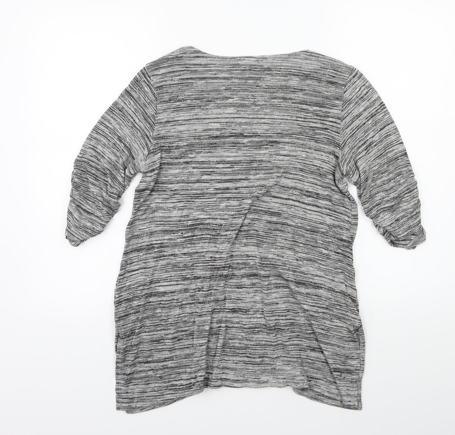 For Cynthia Womens Grey   Basic T-Shirt Size L