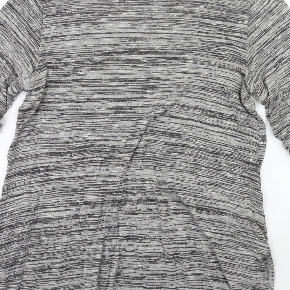 For Cynthia Womens Grey   Basic T-Shirt Size L