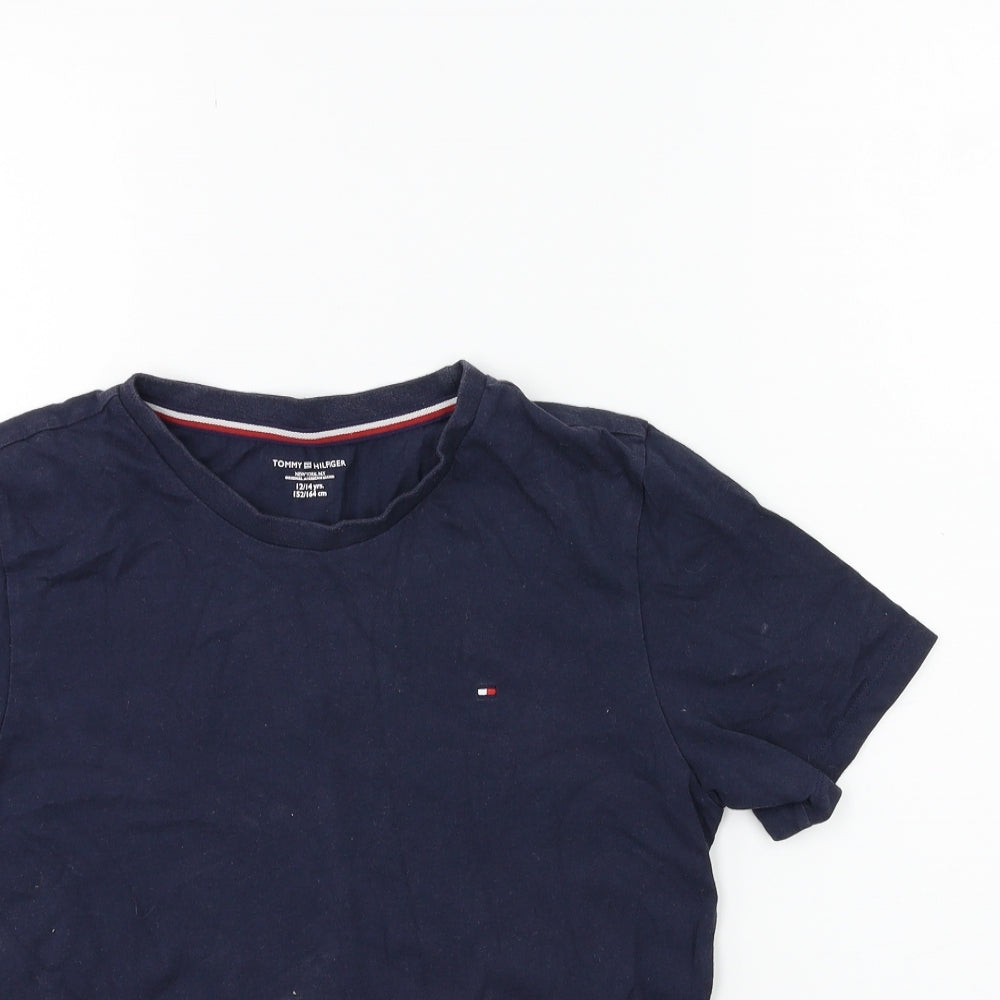 Tommy Hilfiger Boys Blue   Basic T-Shirt Size 12 Years