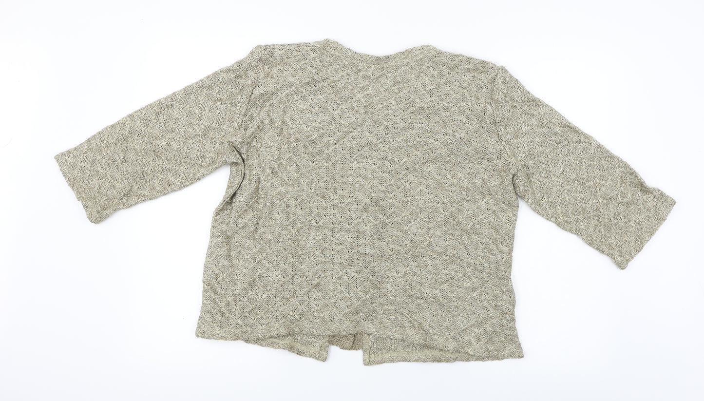 Per Una  Womens Beige   Cardigan Jumper Size XL