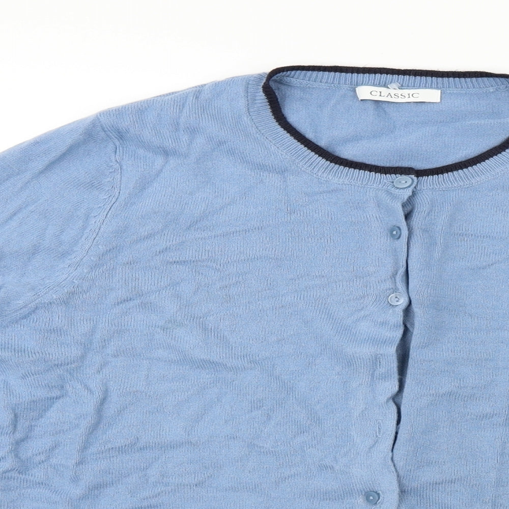 Marks and Spencer  Womens Blue   Cardigan Jumper Size 14