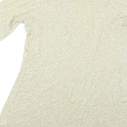 Miso  Womens Beige   Basic Blouse Size 8