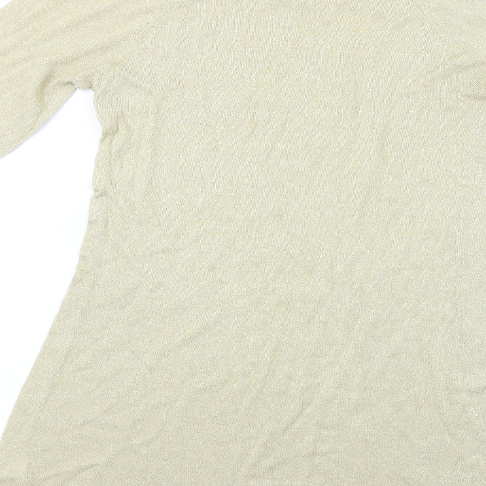 Miso  Womens Beige   Basic Blouse Size 8