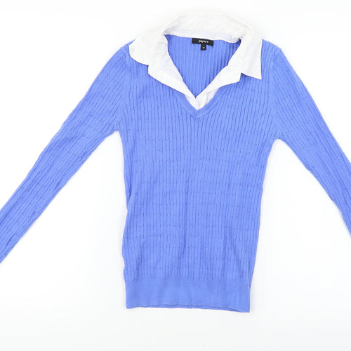 Papaya  Womens Blue   Pullover Jumper Size 10