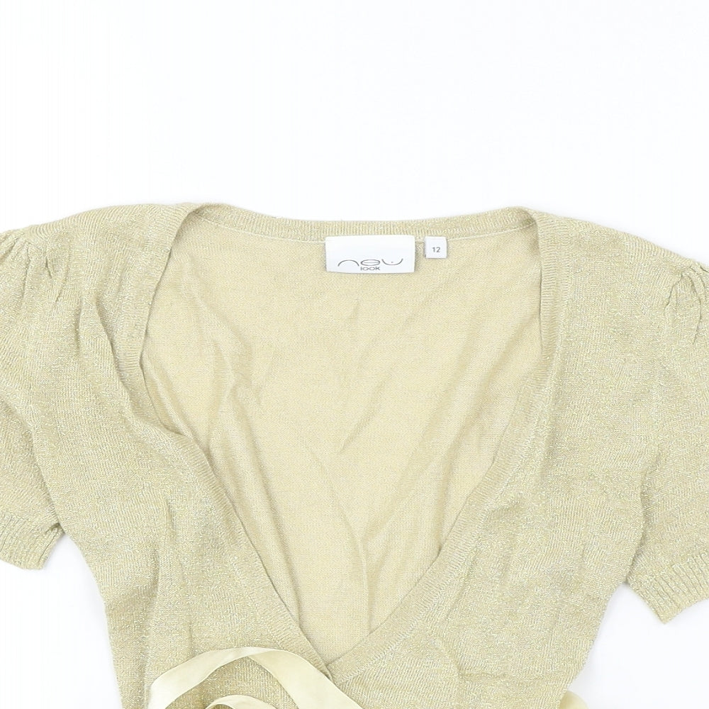 New Look  Womens Beige   Cardigan Jumper Size 12